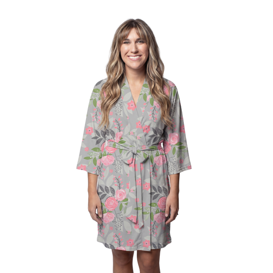 Camellia Floral Robe