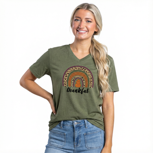 Thankful Rainbow Long Sleeve T-Shirt