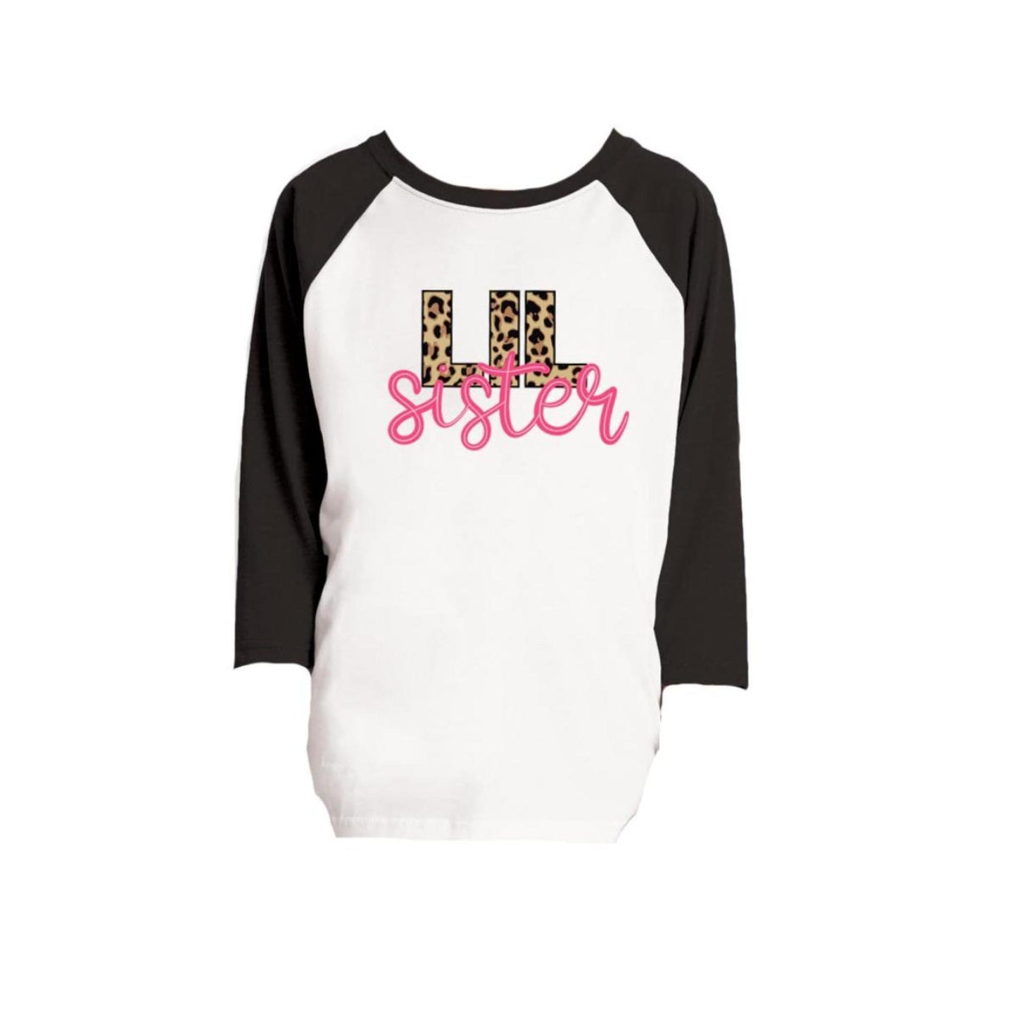 Kids Lil Sister 3/4 Sleeve T-Shirt XL