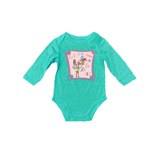 Kids Fa La La La La Baby Onesie 18MO