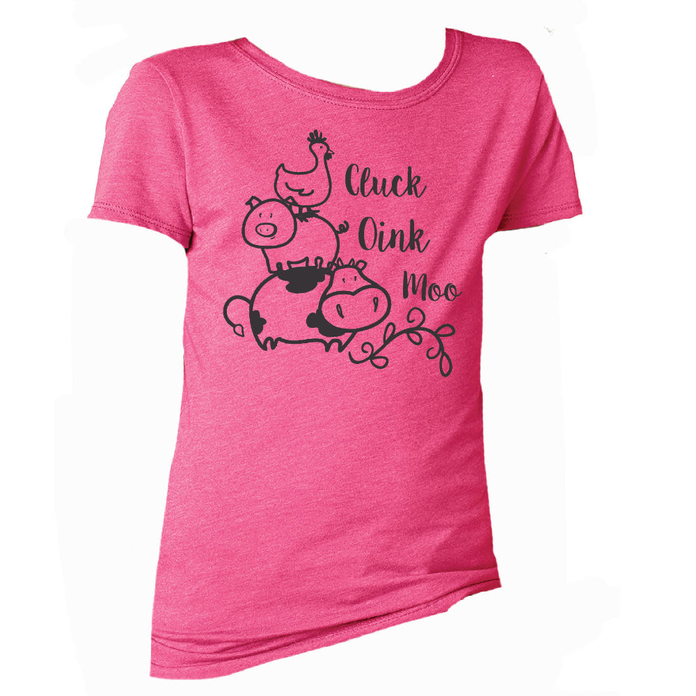 Kids Cluck Oink Moo T-Shirt
