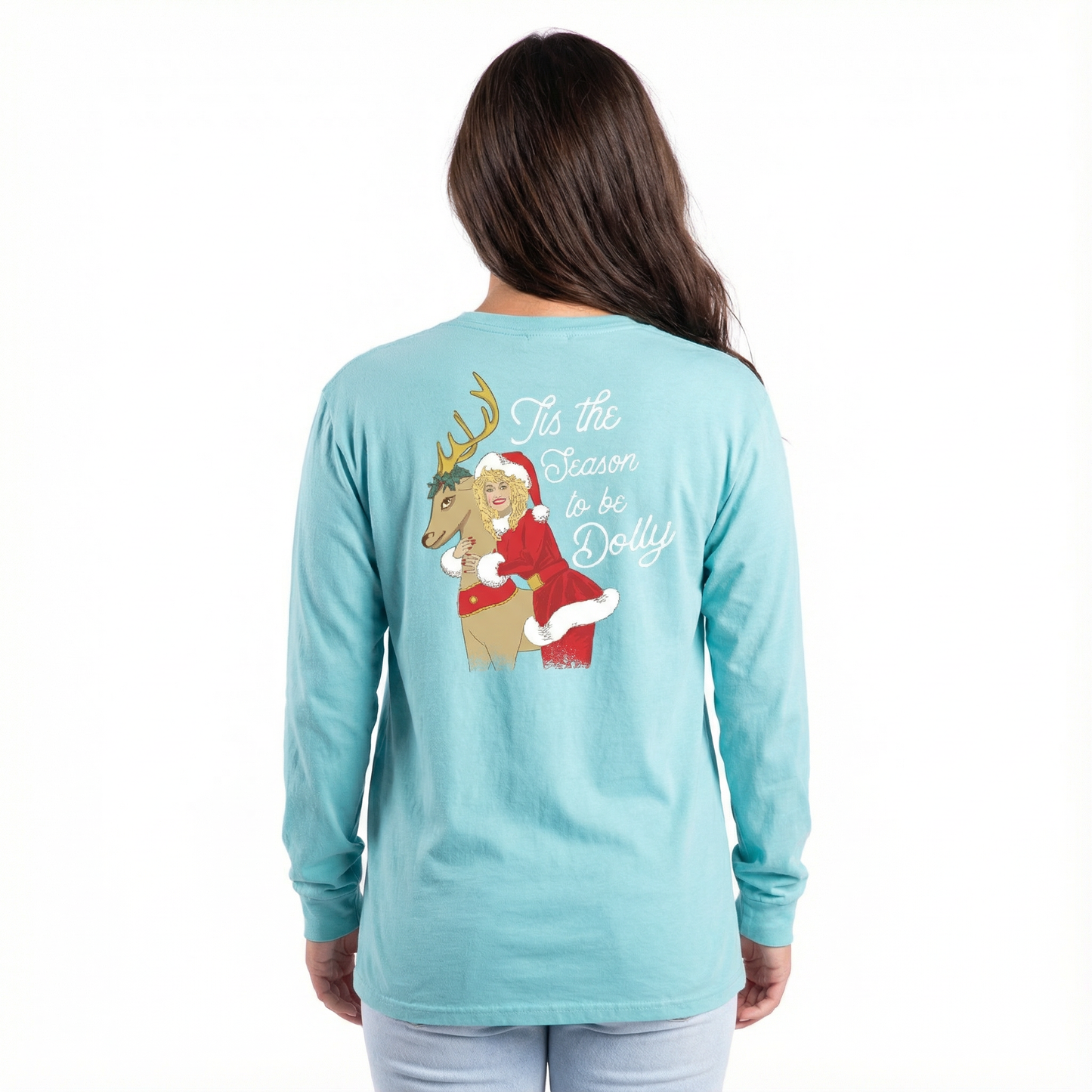 Tis The Season To Be Dolly Long Sleeve T-Shirt
