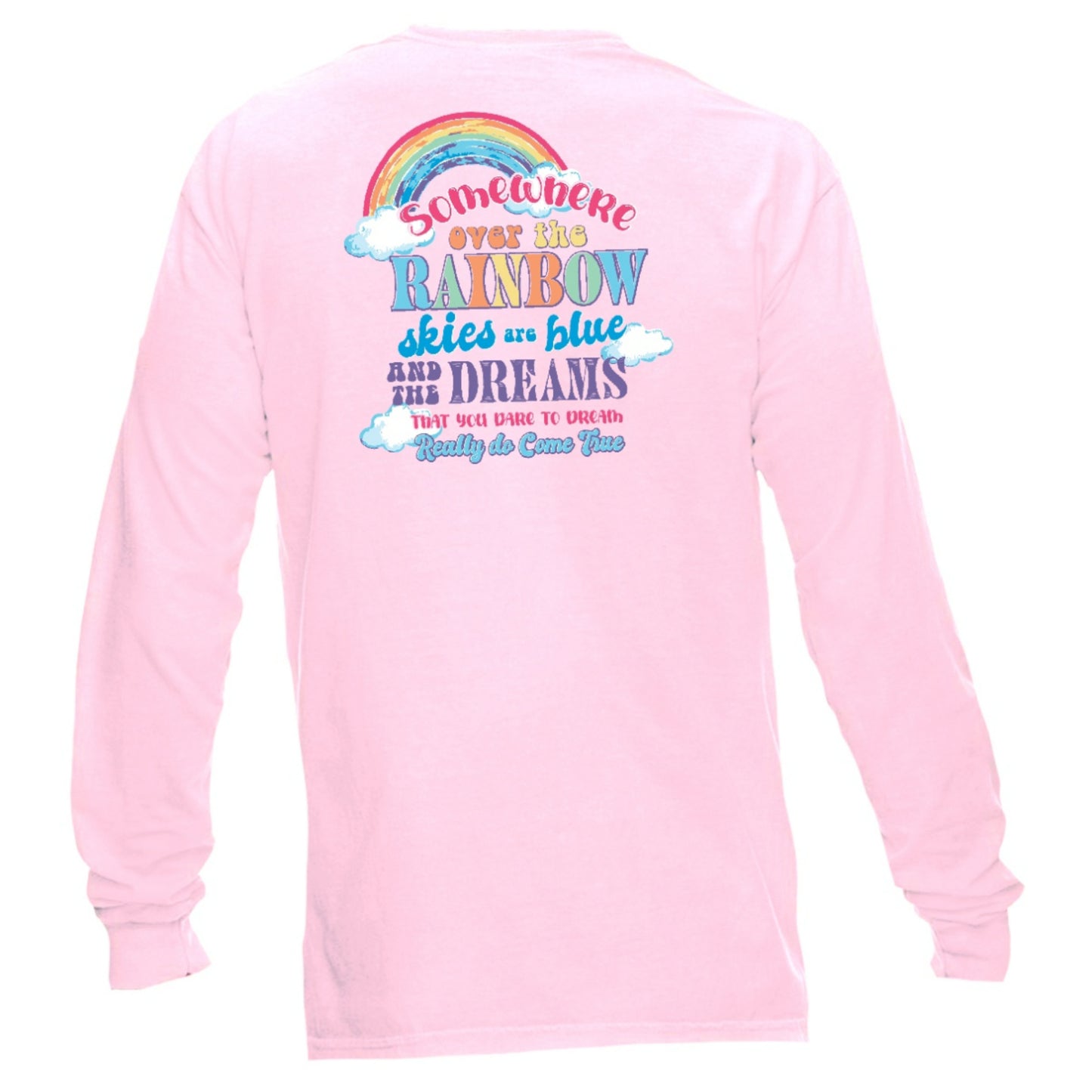 Kids Somewhere Over The Rainbow Long Sleeve T-Shirt M