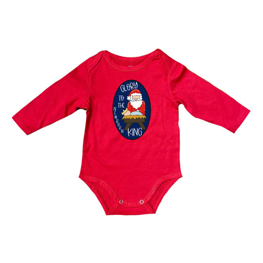 Kids Glory To The Newborn King Baby Onesie NB