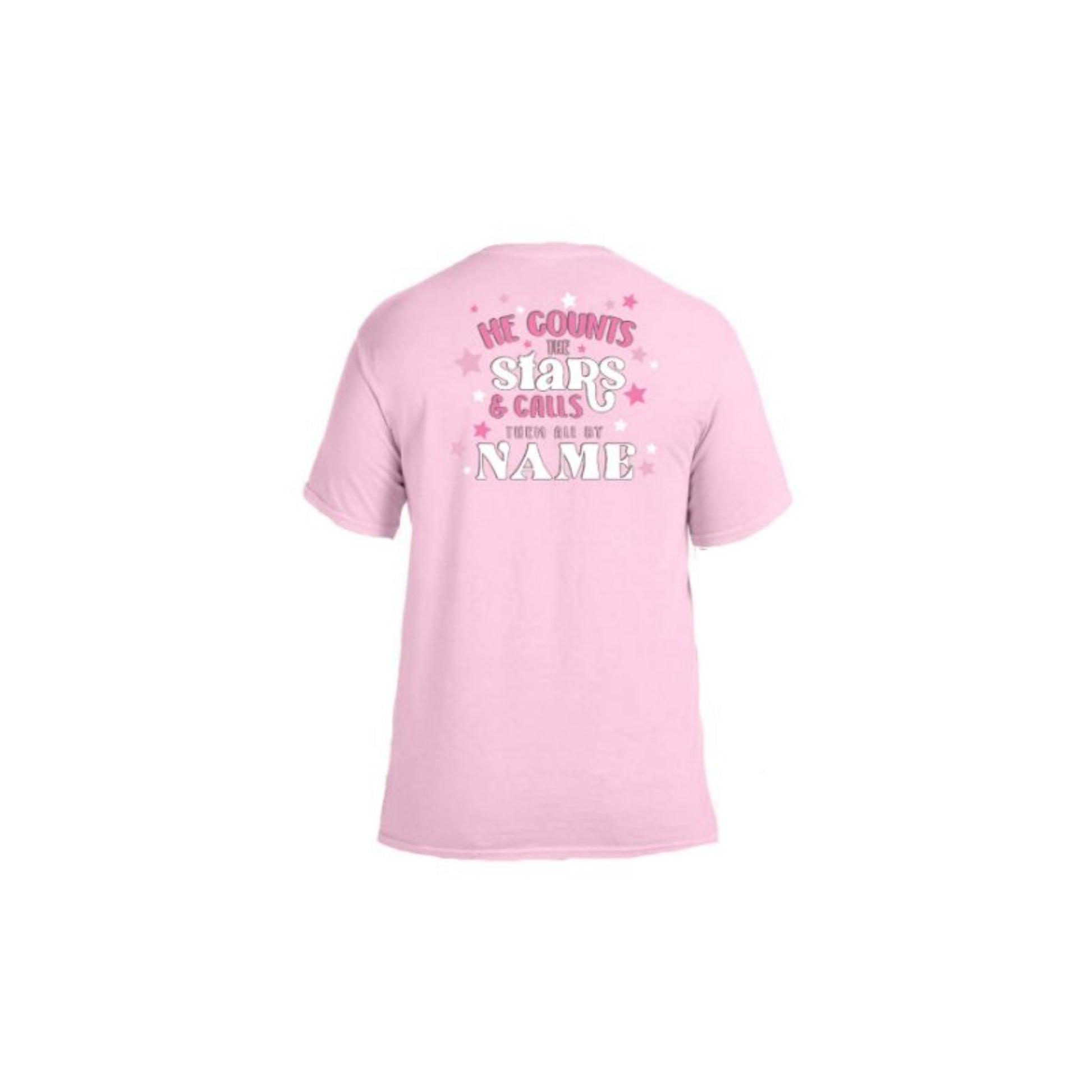 Kids He Counts The Stars & Calls Them All By Name Crew Neck T-Shirt L