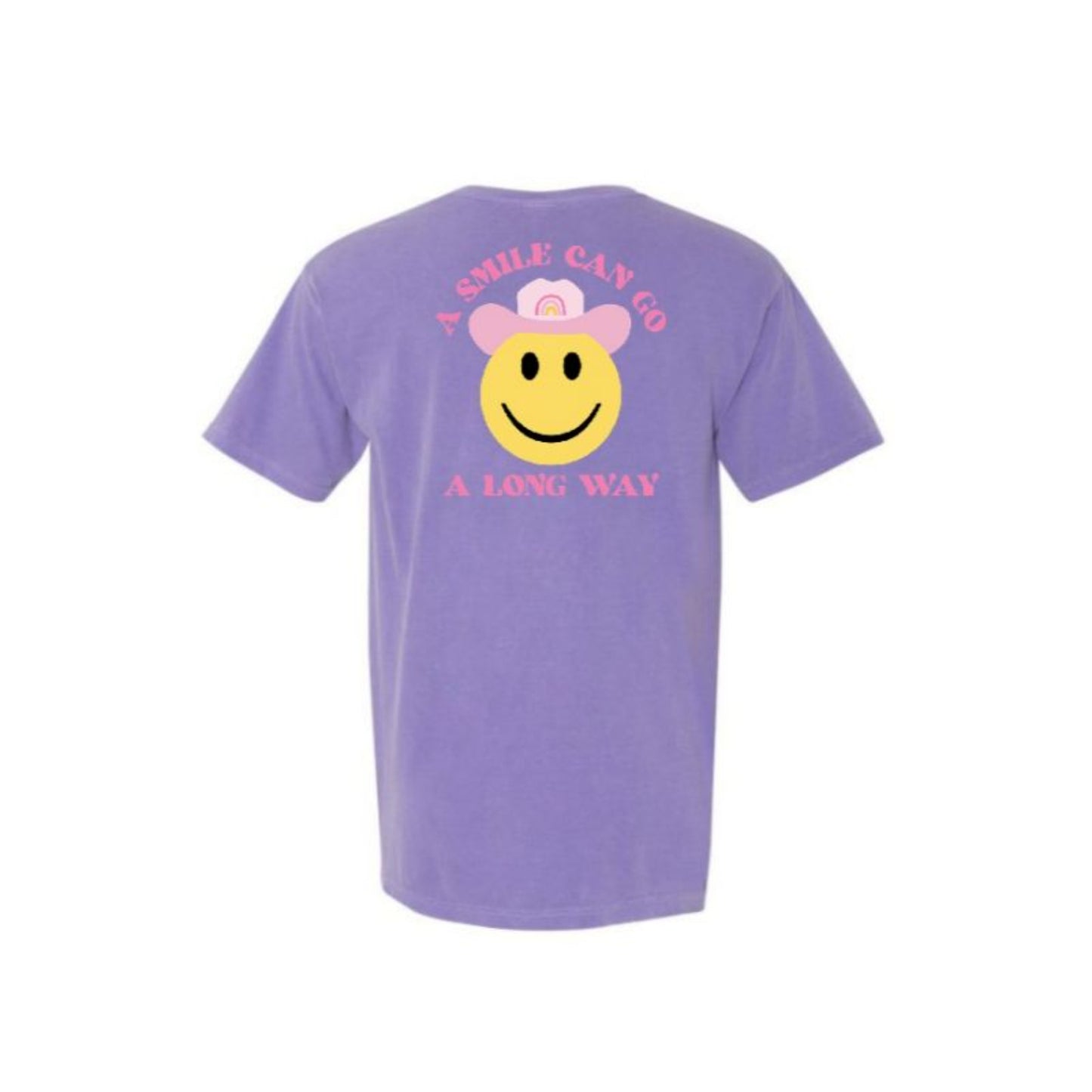 Kids A Smile Can Go A Long Way Crew Neck T-Shirt XS