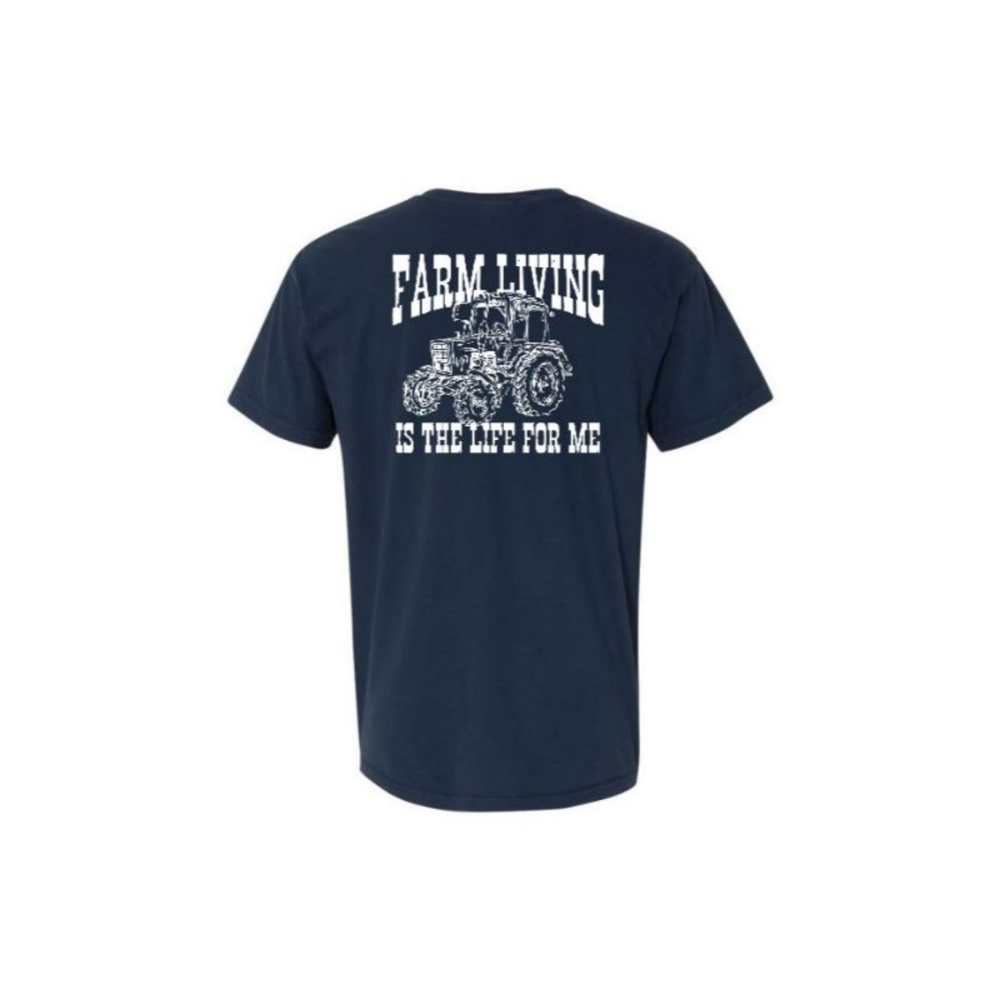 Kids Farm Living Is The Life For Me True Navy Crew Neck T-Shirt M