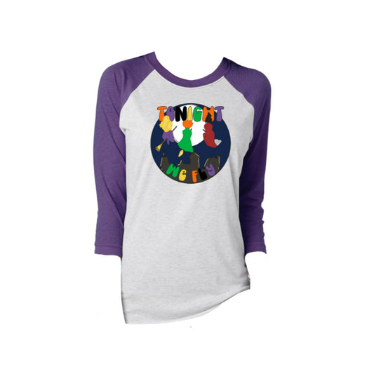 Tonight We Fly Crew Neck 3/4 Sleeve T-Shirt S