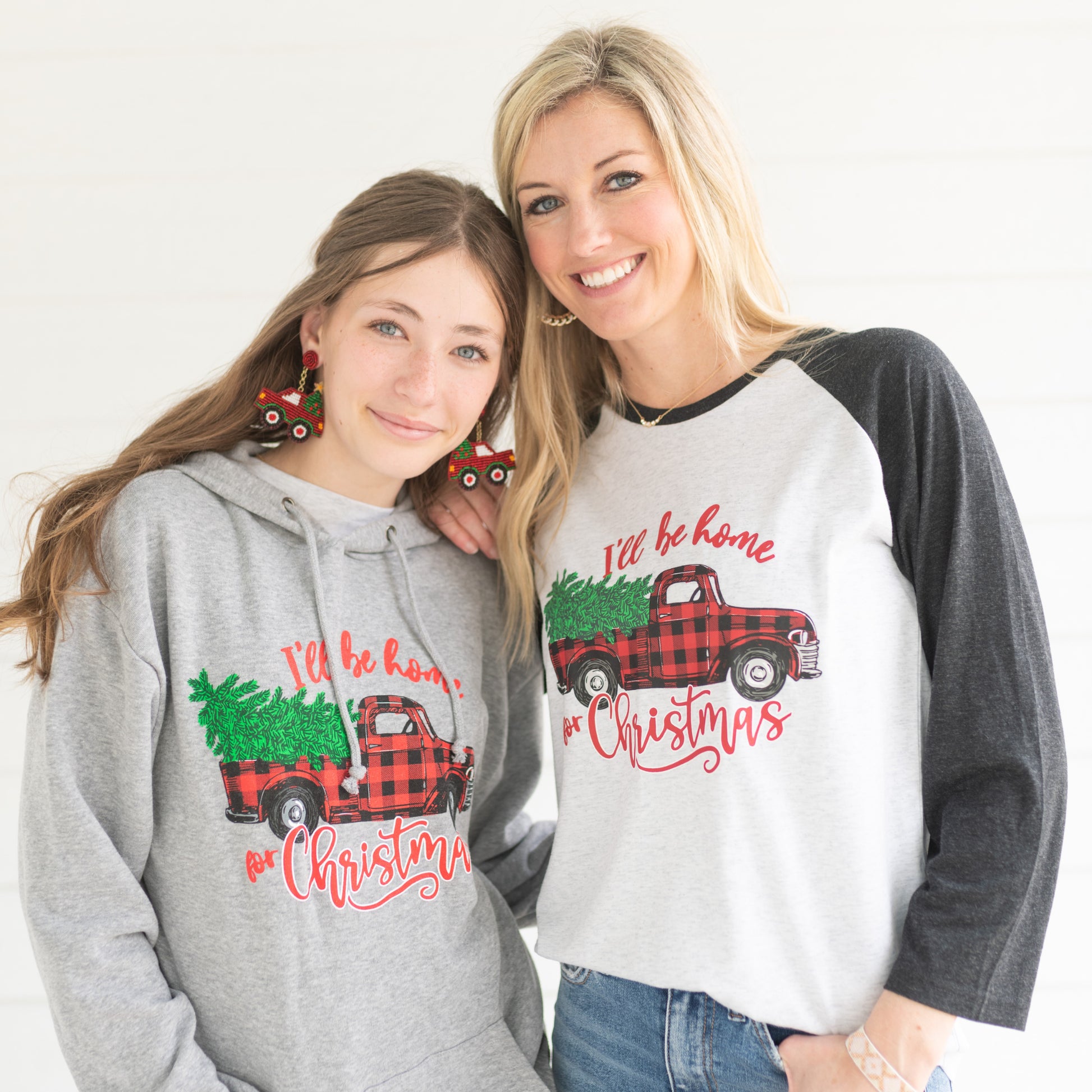I'll be Home for Christmas 3/4 Sleeve T-Shirt M