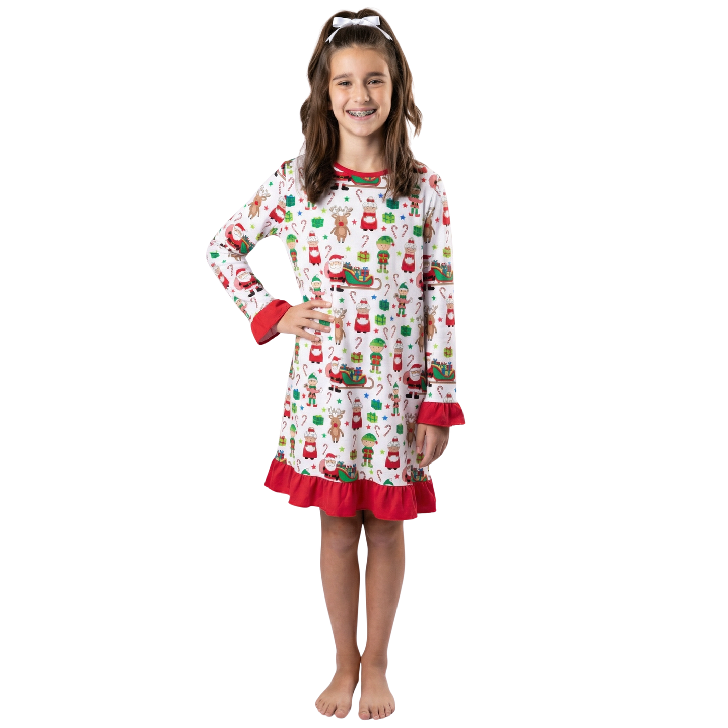 Kids All Things Christmas Jammie Gown