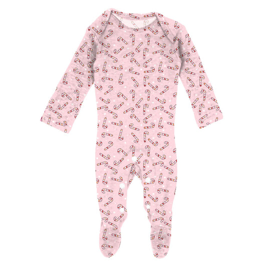 Kids Santa Baby Jammie Onesie 12MO