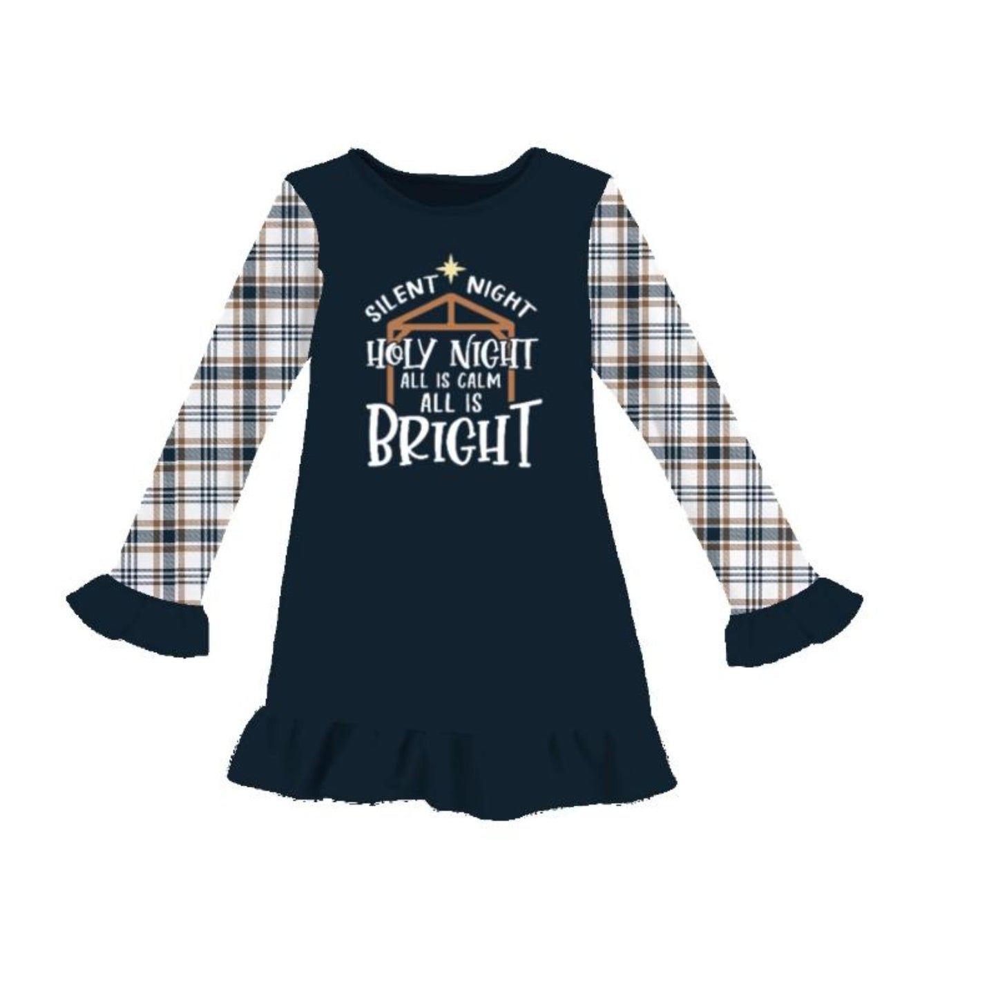 Kids Silent Night Jammie Gown XS