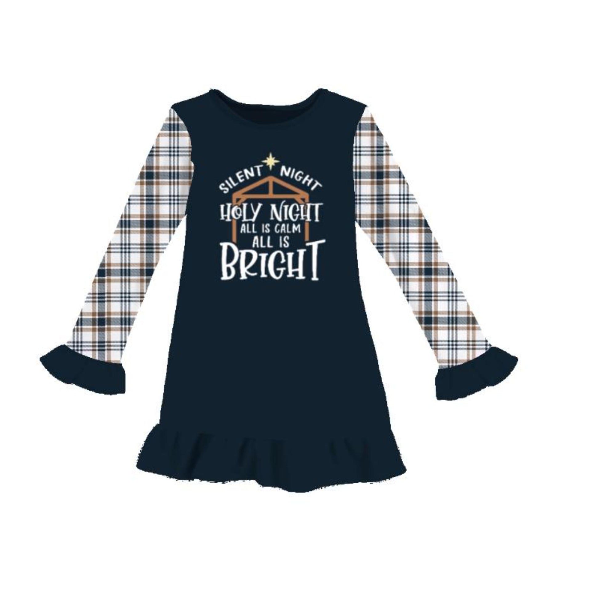 Kids Silent Night Jammie Gown XS