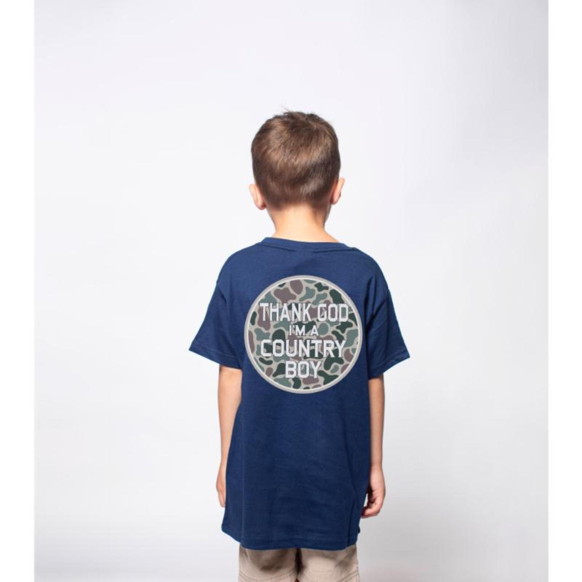 Kids Thank God I'm a Country Boy T-Shirt XS