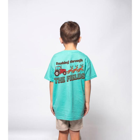 Kids Dashing Through the Fields T-Shirt XS