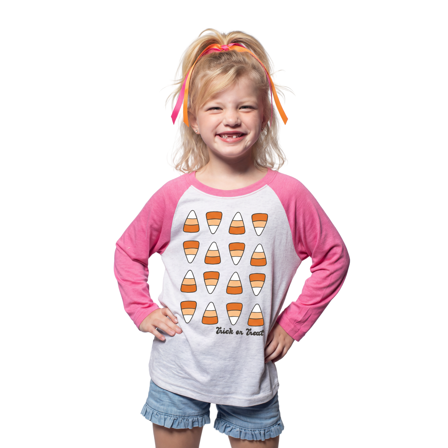 Kids Trick or Treat Candy Corn T-Shirt
