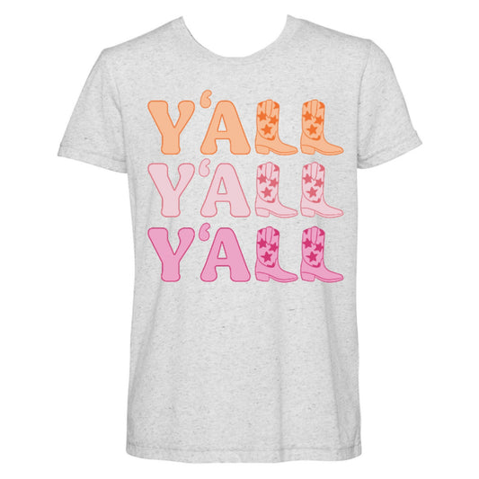 Kids Y'all Boots T-Shirt 2T