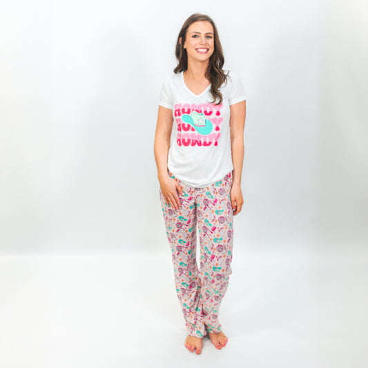 Howdy, Girl Jammie Set M