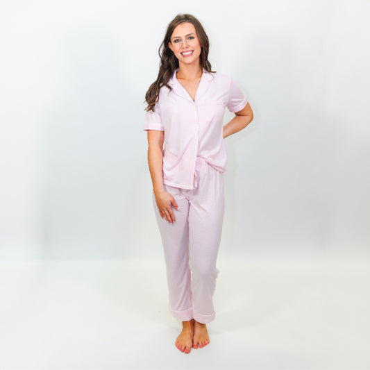 Blushin' Pink Pajama Set L