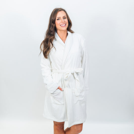 Magnolia Seersucker Robe S/M