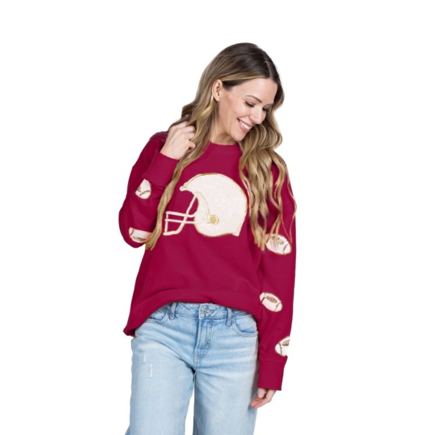 Team Pride Maroon Sweatshirt M