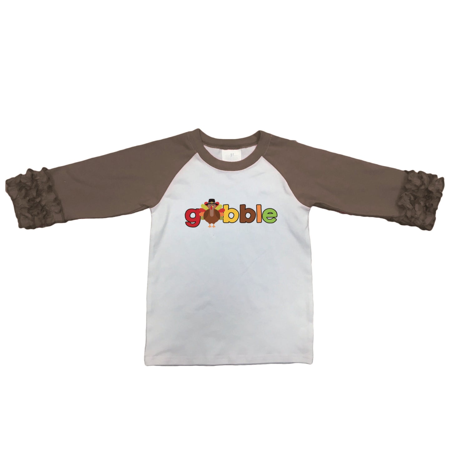 Kids Gobble 3/4 Sleeve T-Shirt M