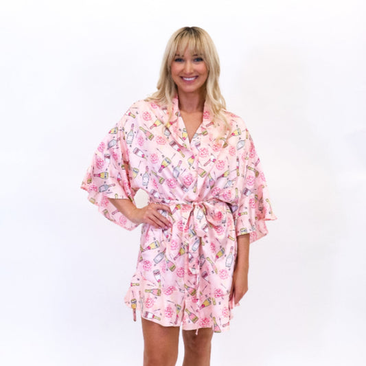 Cheers Satin Robe XL/2XL