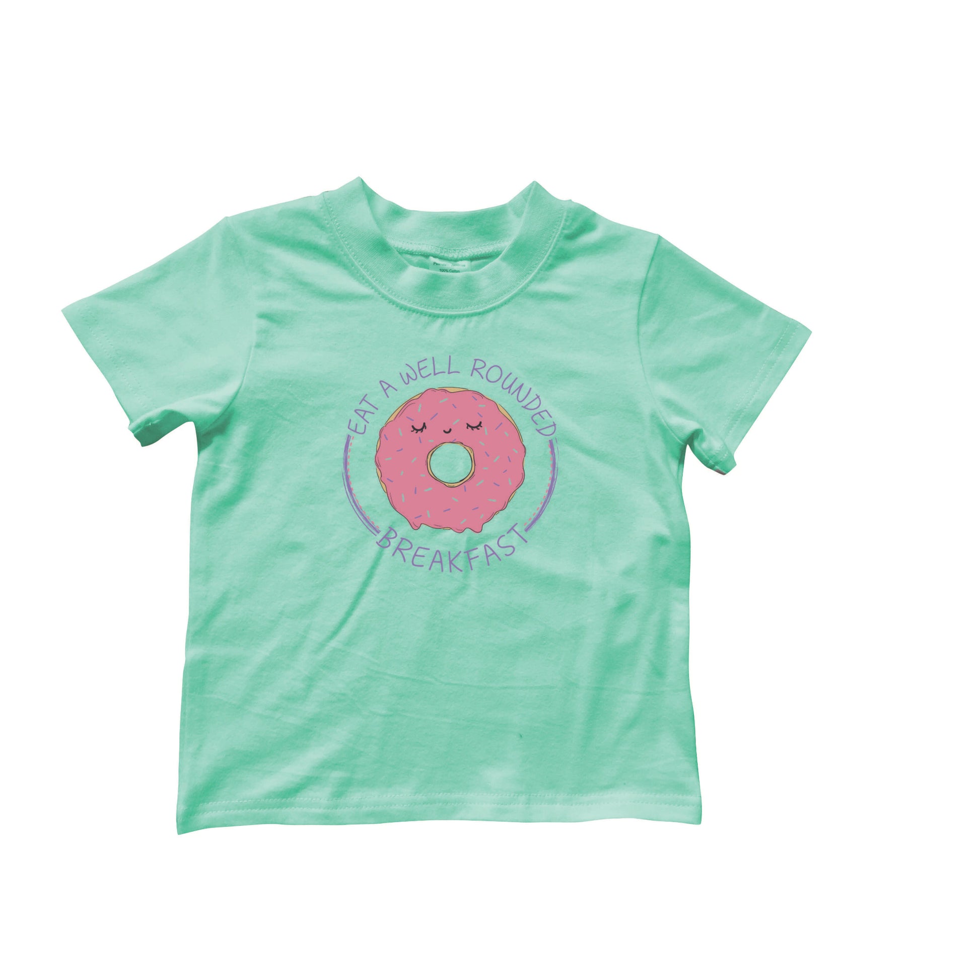 Kids Eat A Well Rounded Breakfast T-Shirt 2T