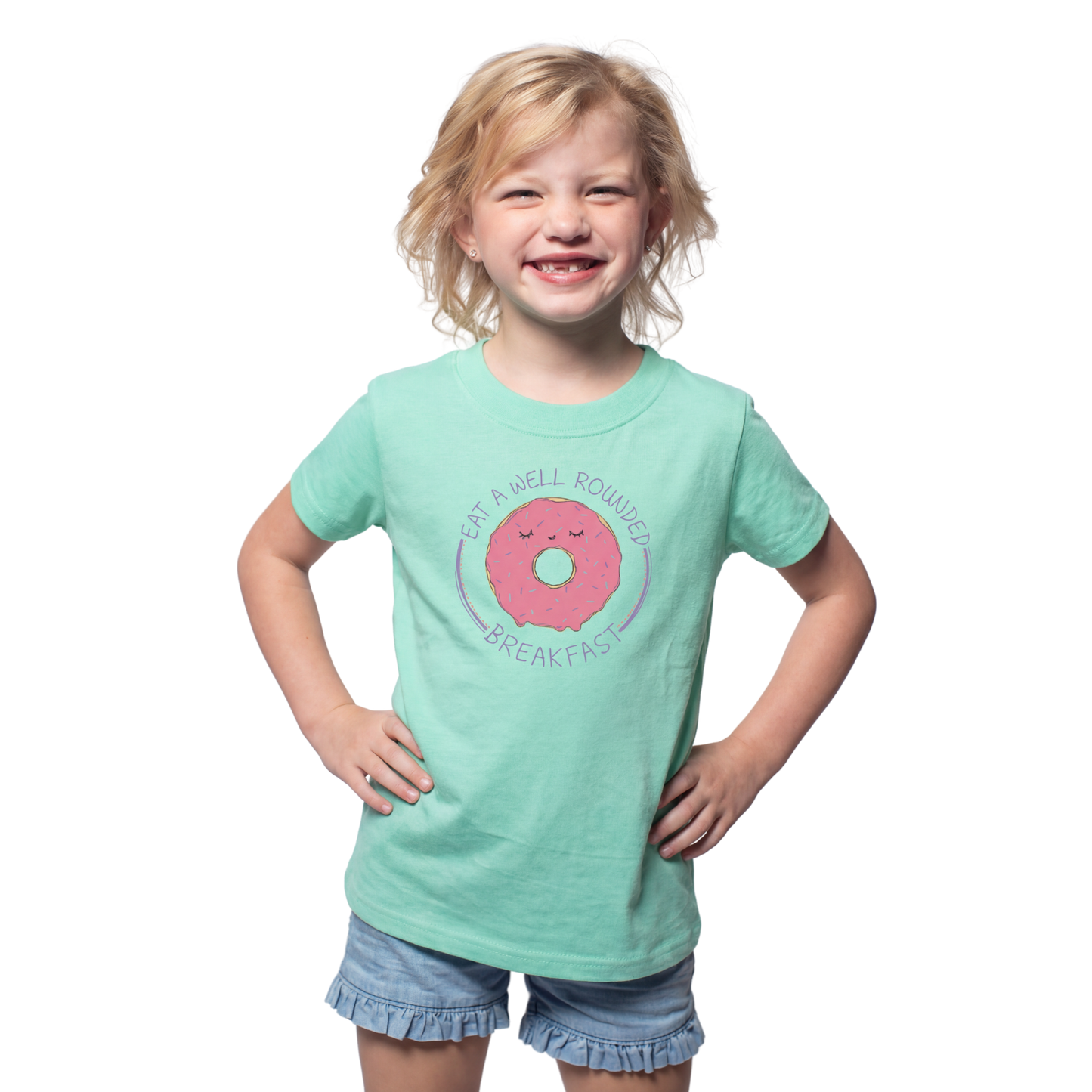 Kids Eat A Well Rounded Breakfast T-Shirt