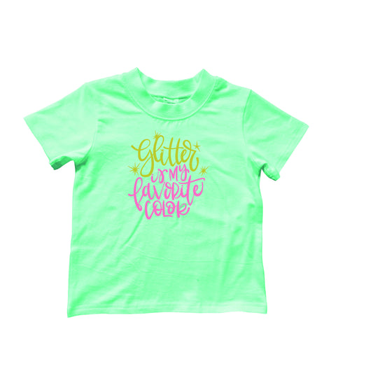 Kids Glitter Is My Favorite Color T-Shirt 2T