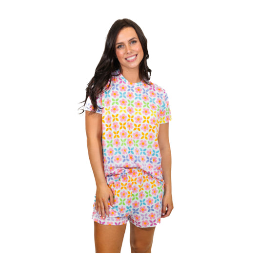 Floral Daze Jammie Short Set 2XL