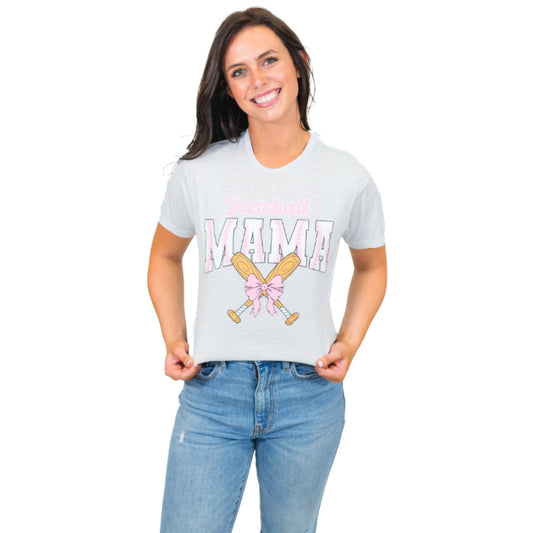 Baseball Mama Crew T-Shirt S