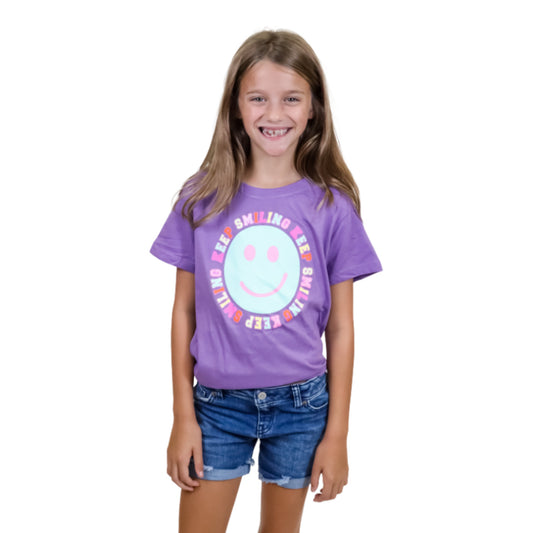 Kids Keep Smiling Crew Neck T-Shirt S