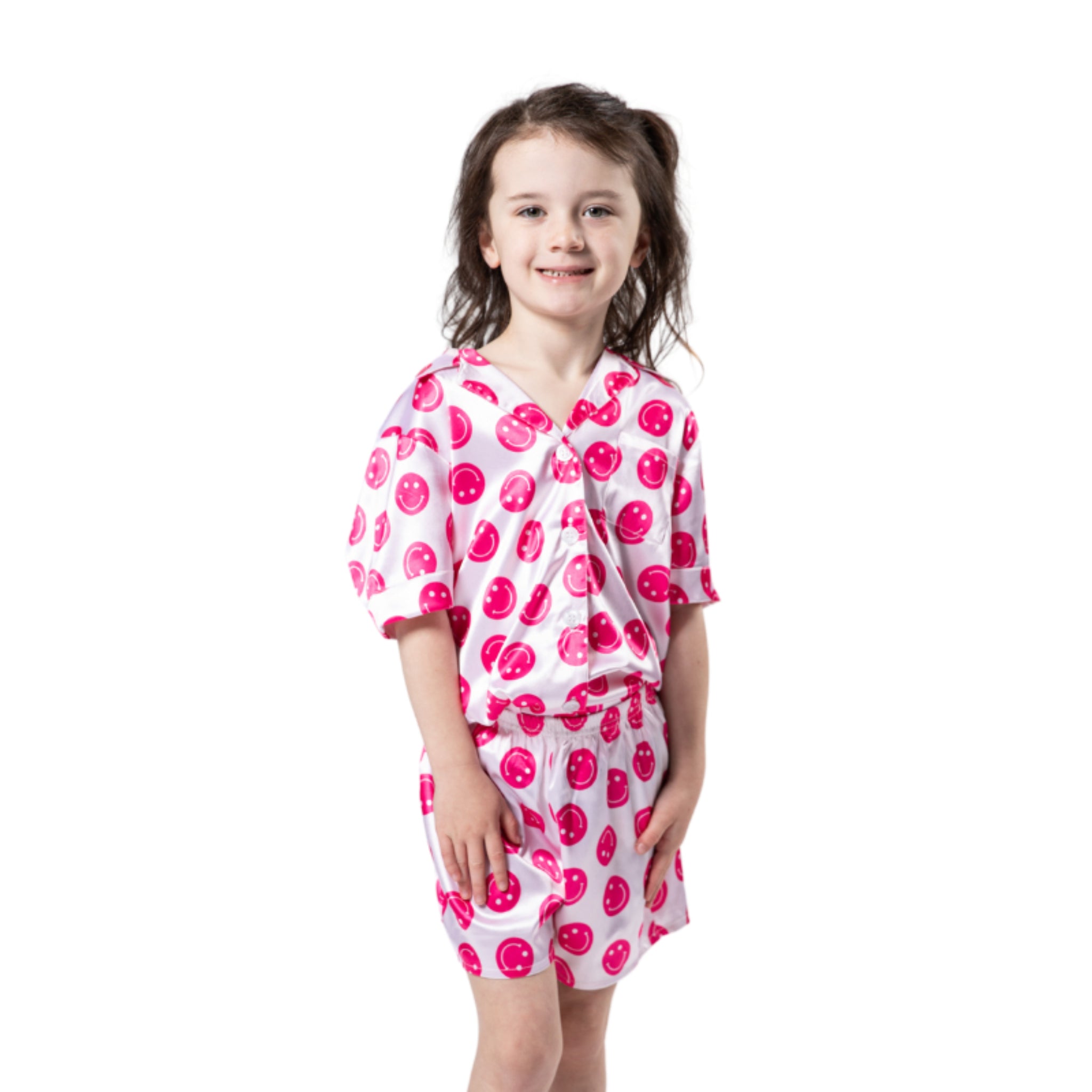 Kids Sweet Smiles Pajama Short Set