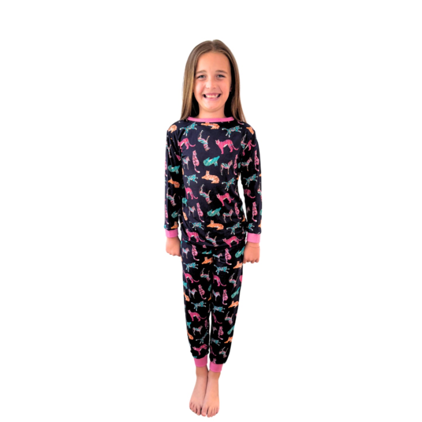 Kids Midnight Roar Bamboo Jogger Pant Set S