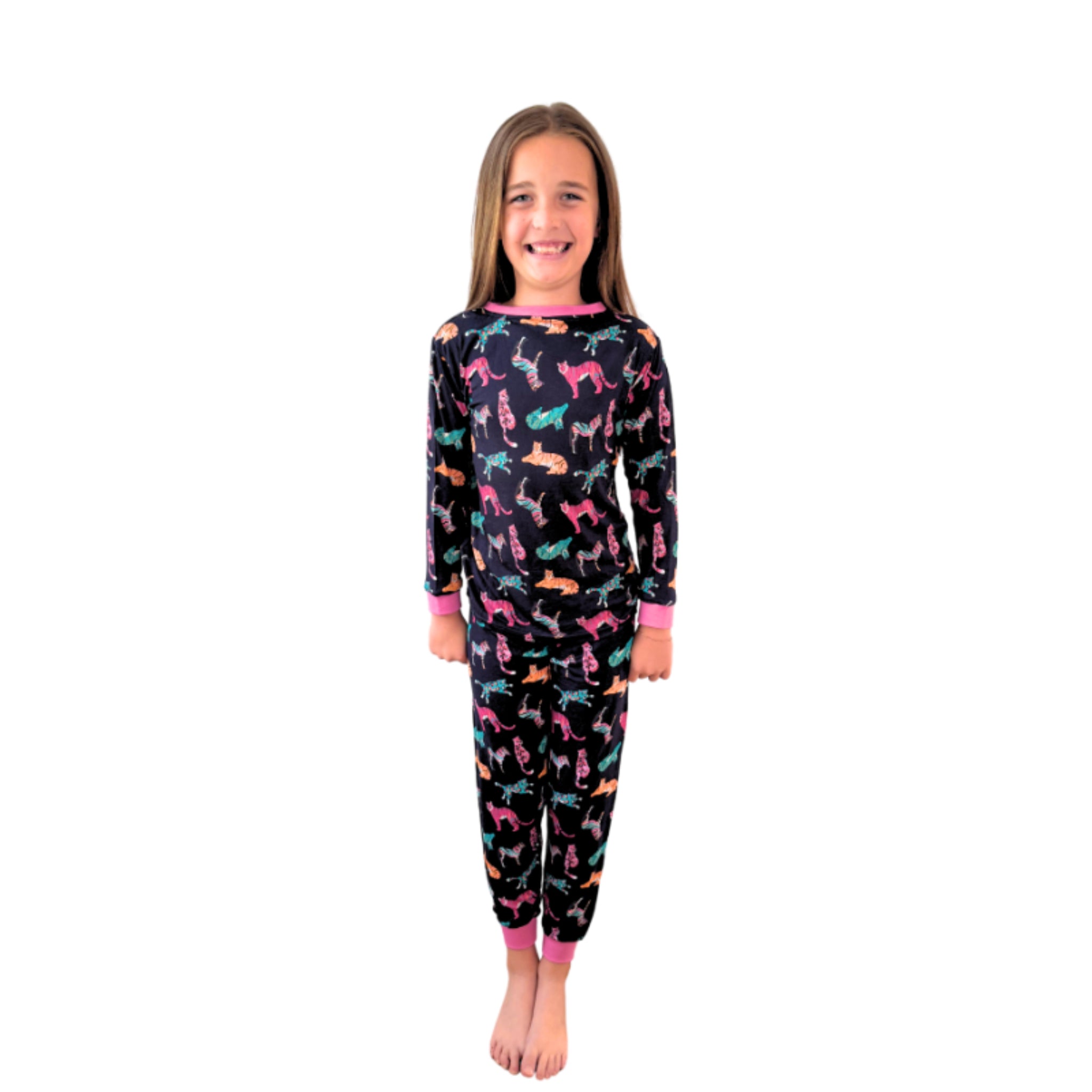 Kids Midnight Roar Bamboo Jogger Pant Set S