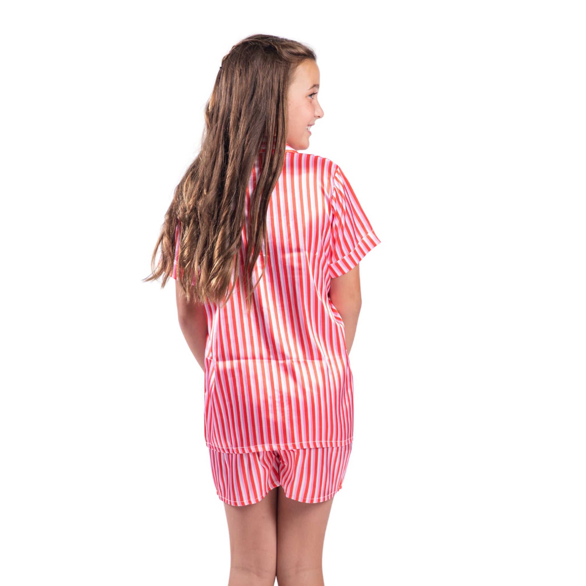 Kids Fine Line Pajama Short Set S