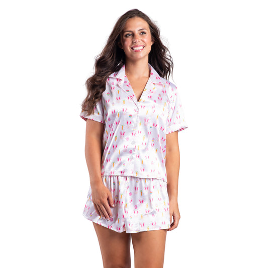 Hoppy Easter Pajama Short Set S