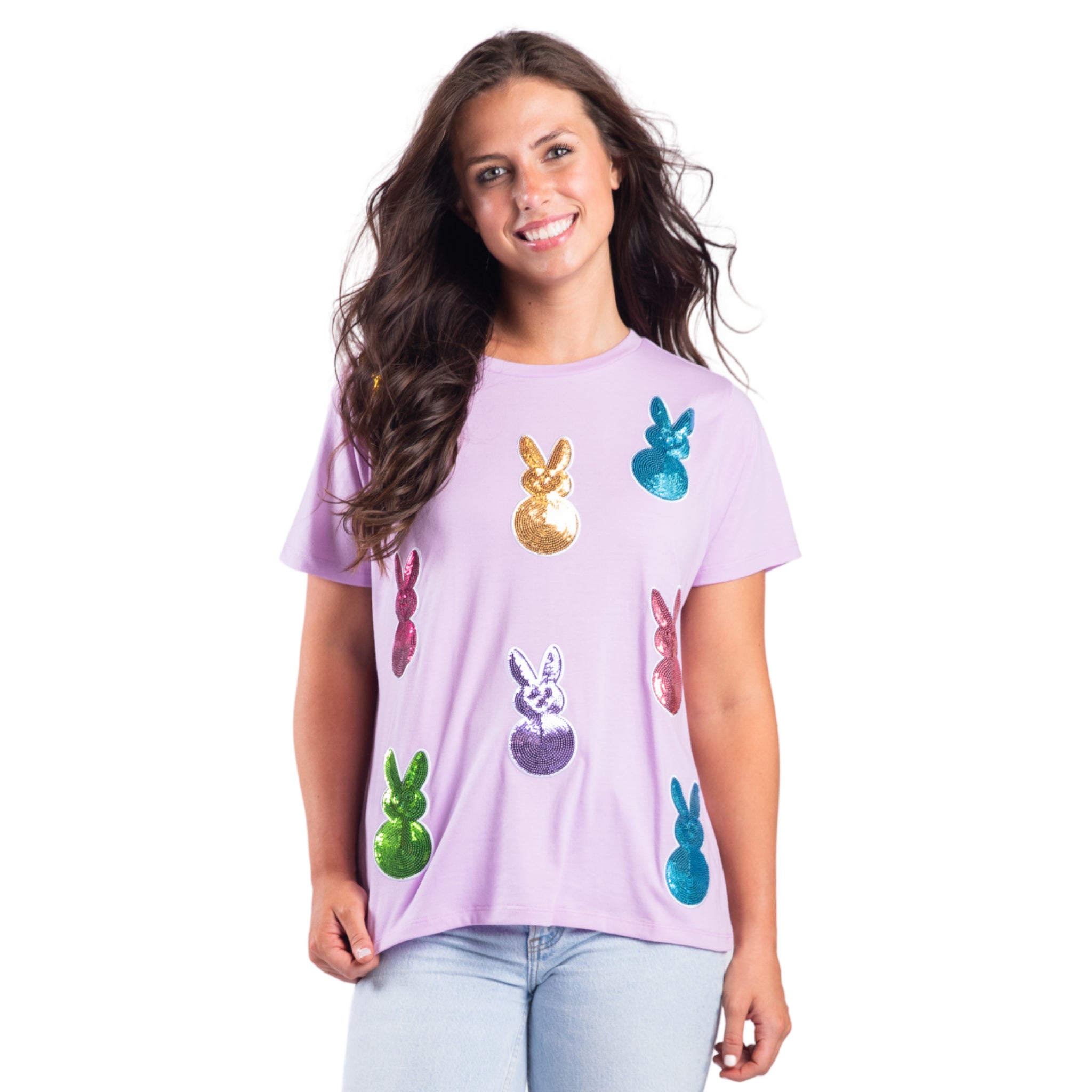 Peep This Light Purple Crew Neck Shirt S