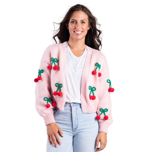 Sweet Cherry Pie Cardigan S