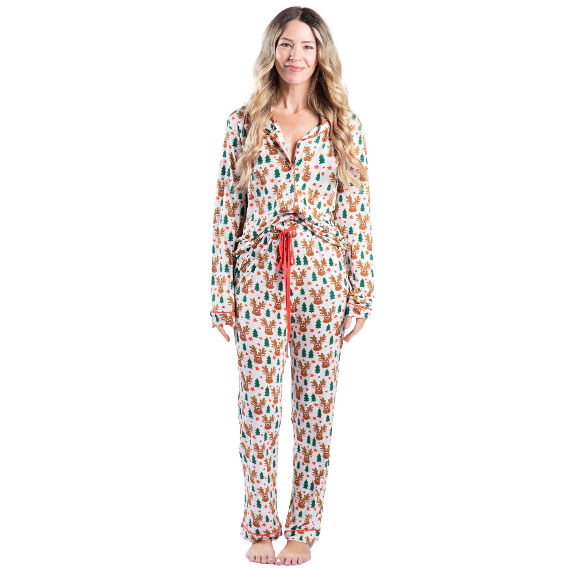 Holiday Prance Bamboo Pajama Pant Set S