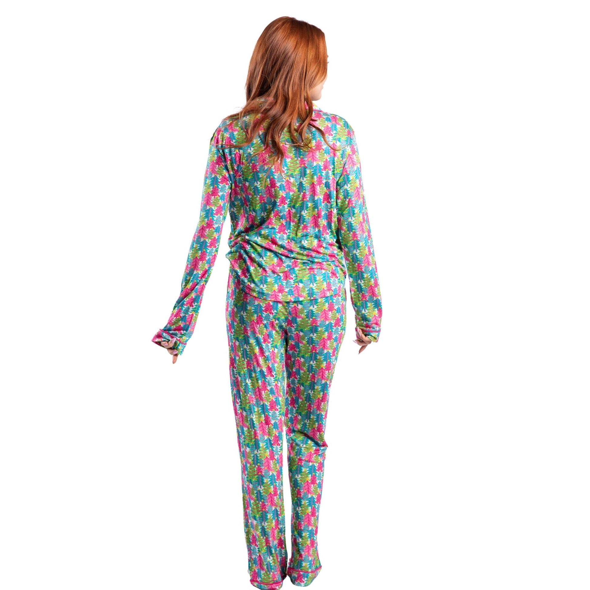Tree-mendous Cheer Bamboo Pajama Pant Set S