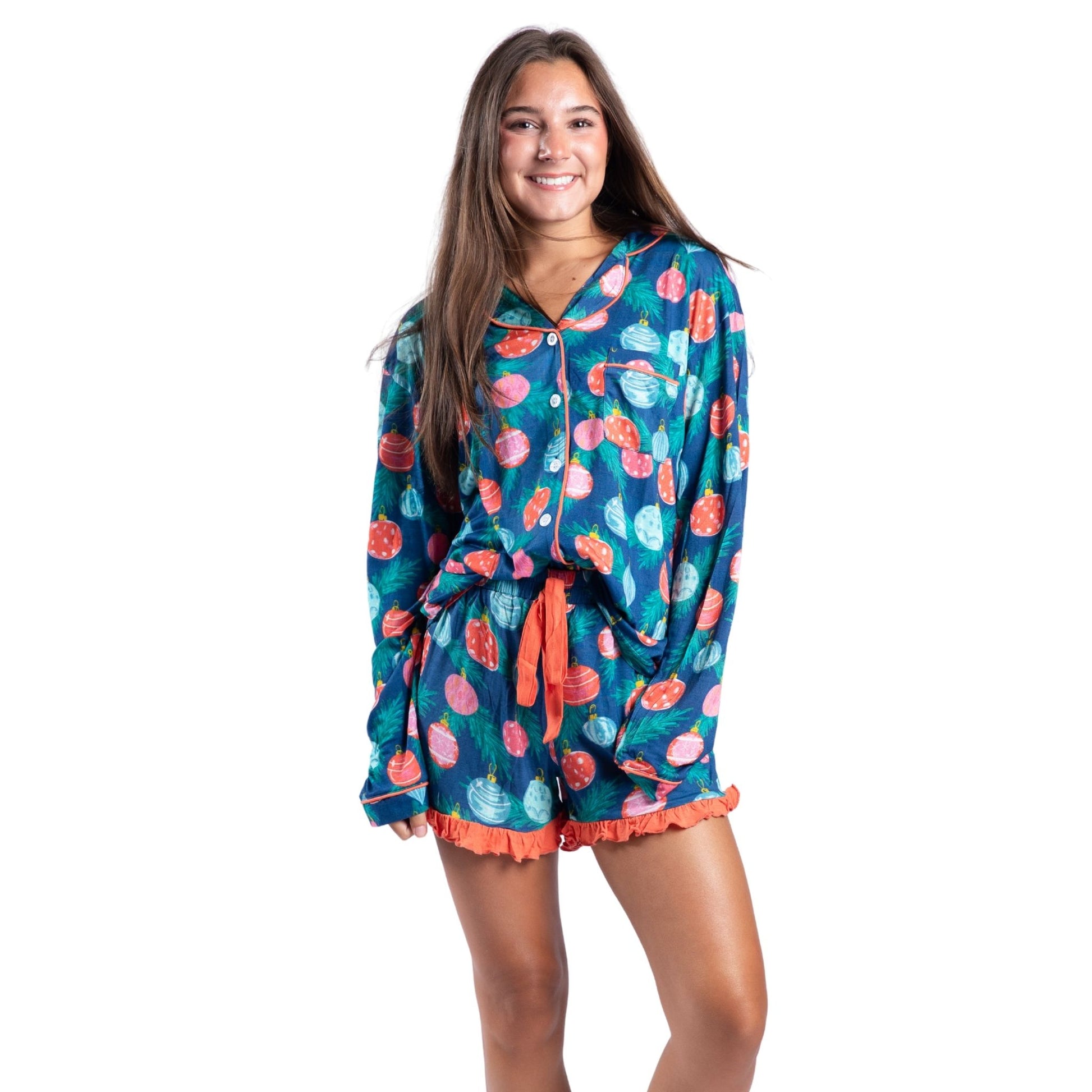 Tis the season Bamboo Pajama Short Set S