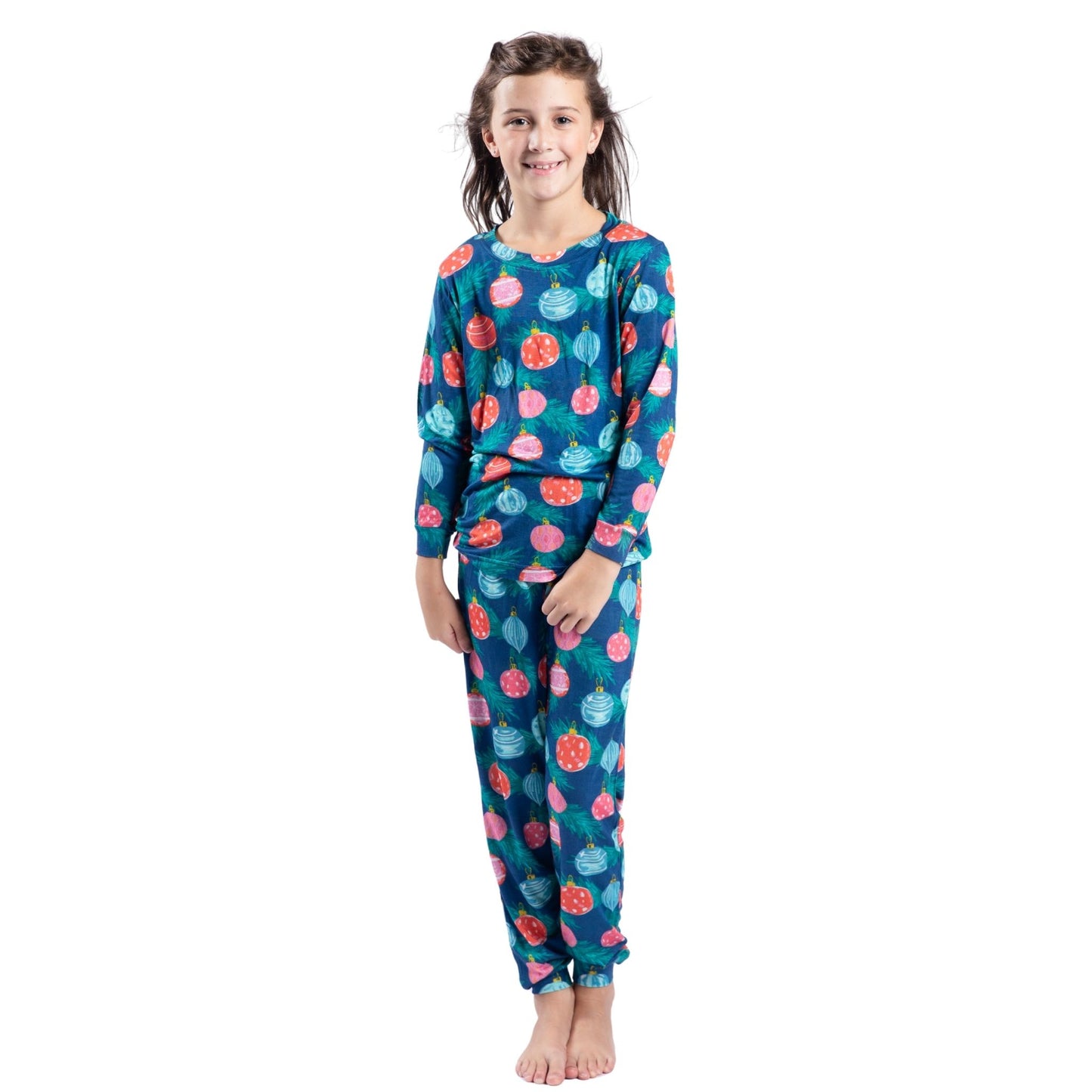 Kids Tis the season Bamboo Jogger Set S
