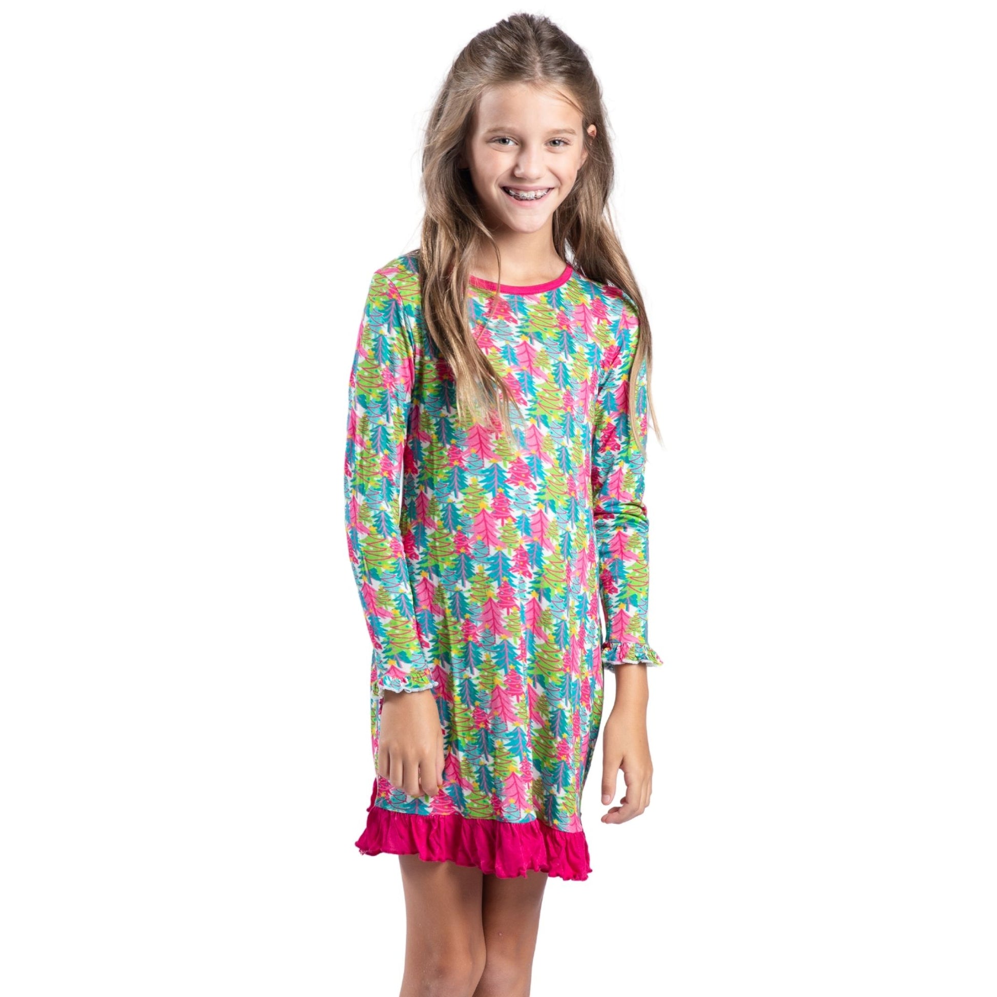 Kids Tree-mendous Cheer Bamboo Gown S