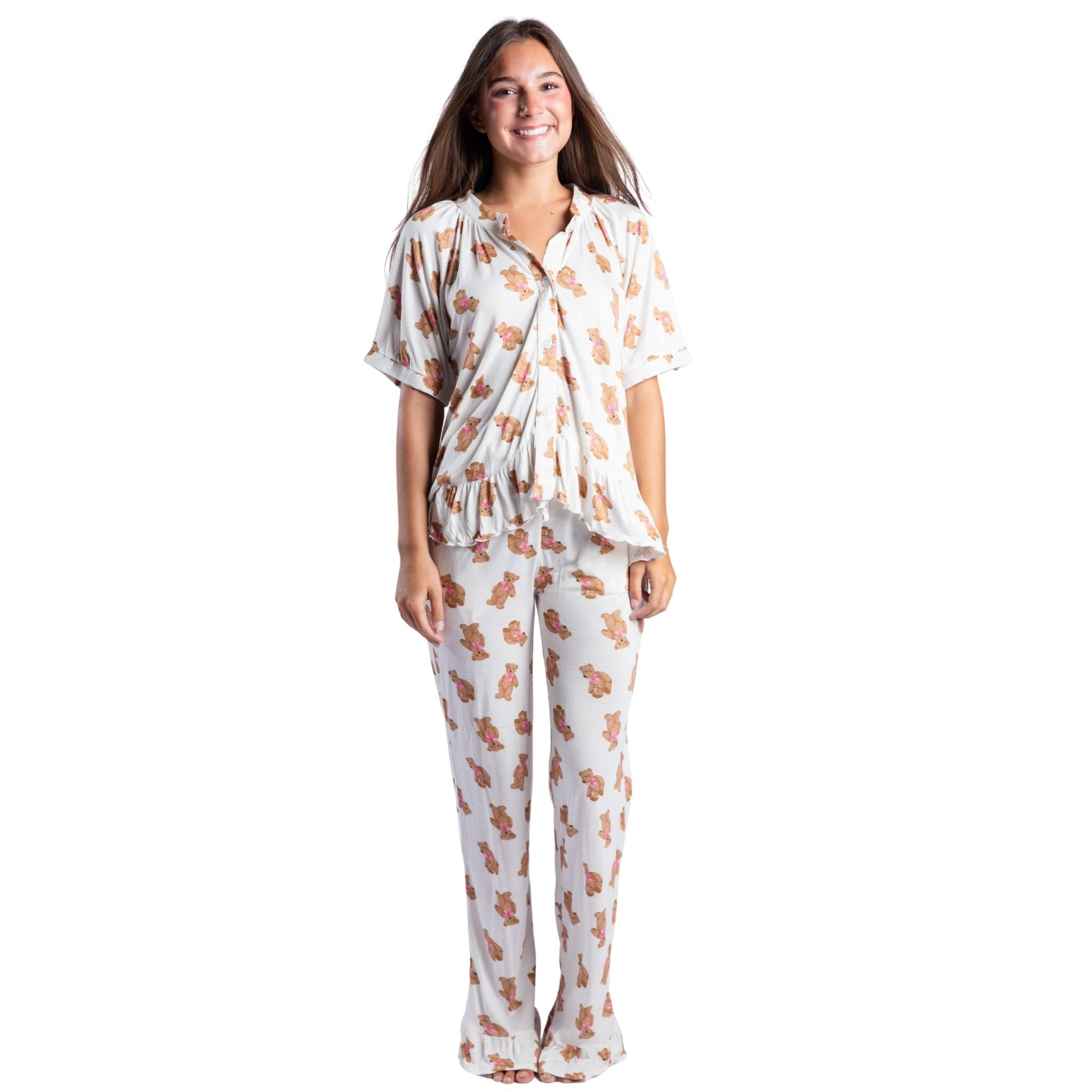 Buckley Bear Bamboo Pant Set S