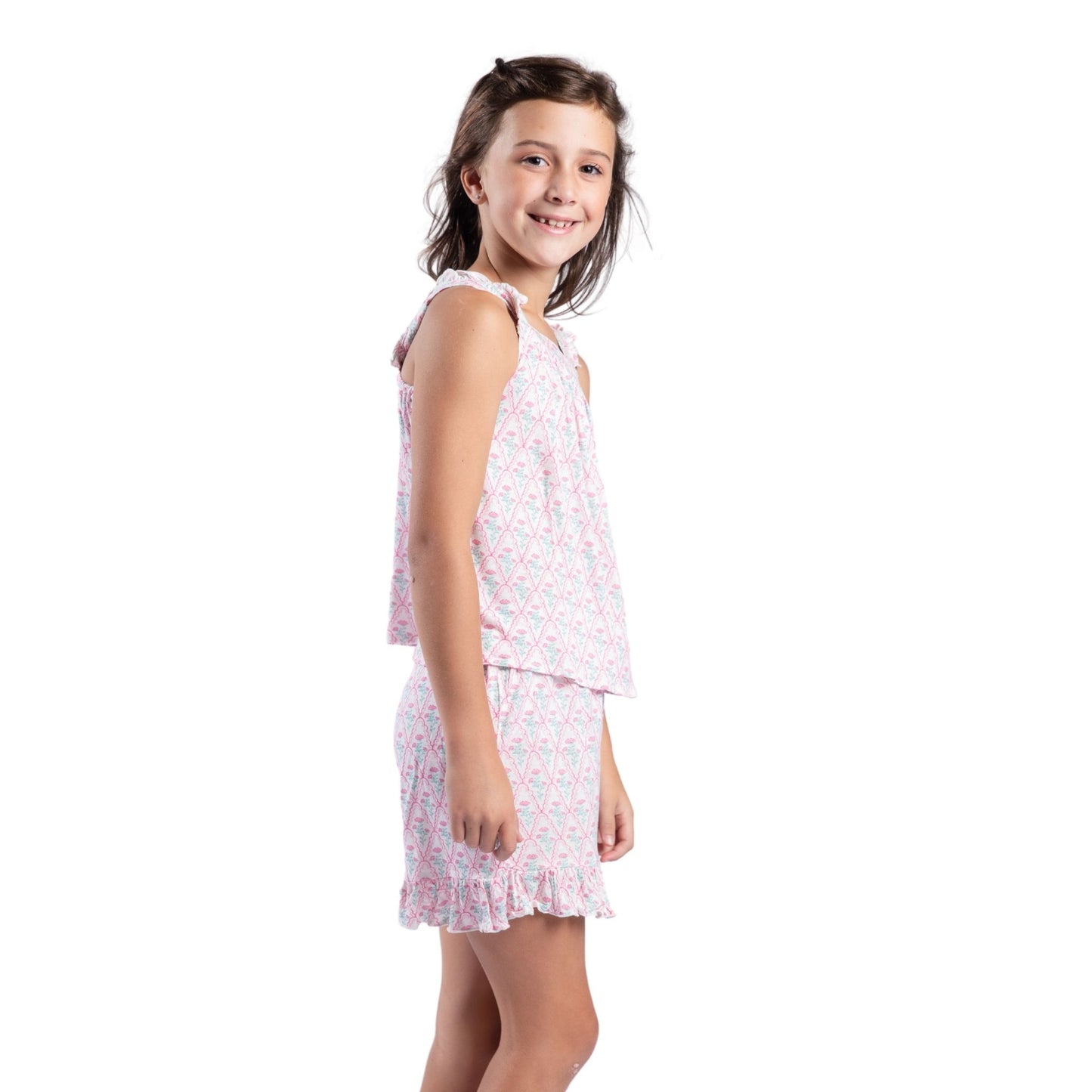 Kids Rosey Lane Bamboo Tank Set S