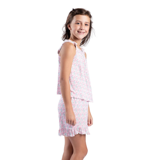 Kids Rosey Lane Bamboo Tank Set S