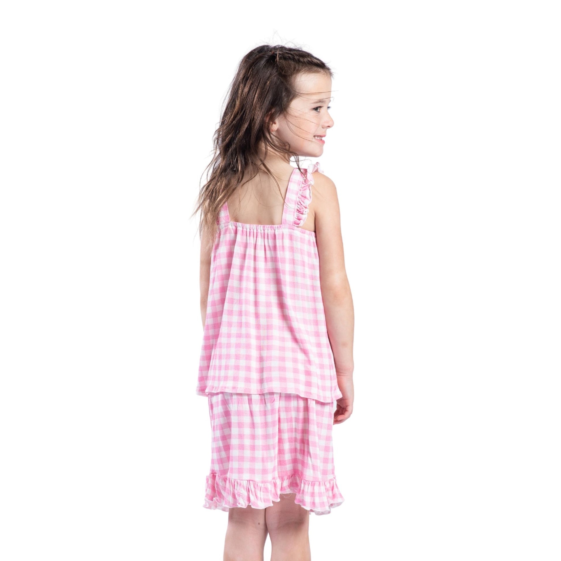Kids Strawberry Picnic Bamboo Tank Set S