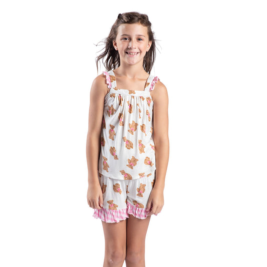 Kids Buckley Bear Bamboo Tank Set S